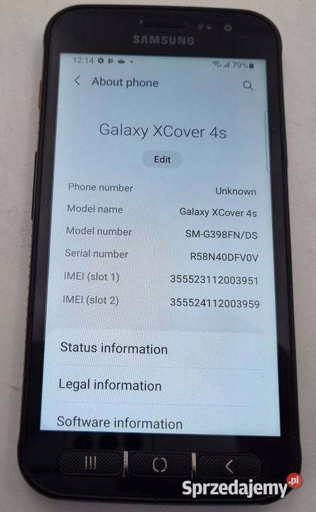 Samsung Galaxy Xcover 4s 32GB 5 LTE Sprawny bez Kołobrzeg