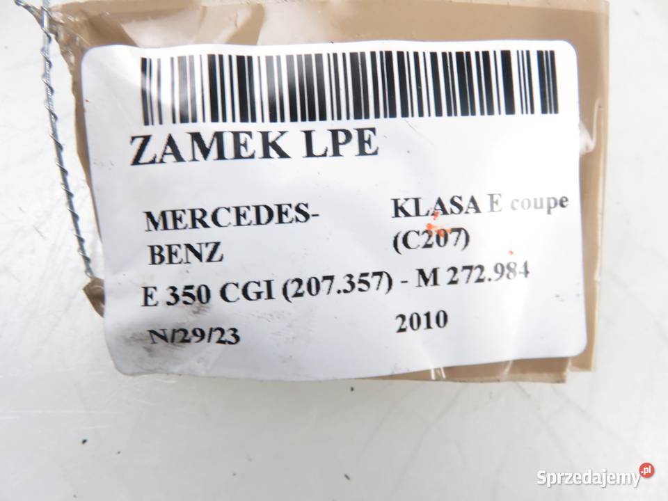 ZAMEK LEWY PRZEDNI MERCEDES C207 2047201535 osobowe