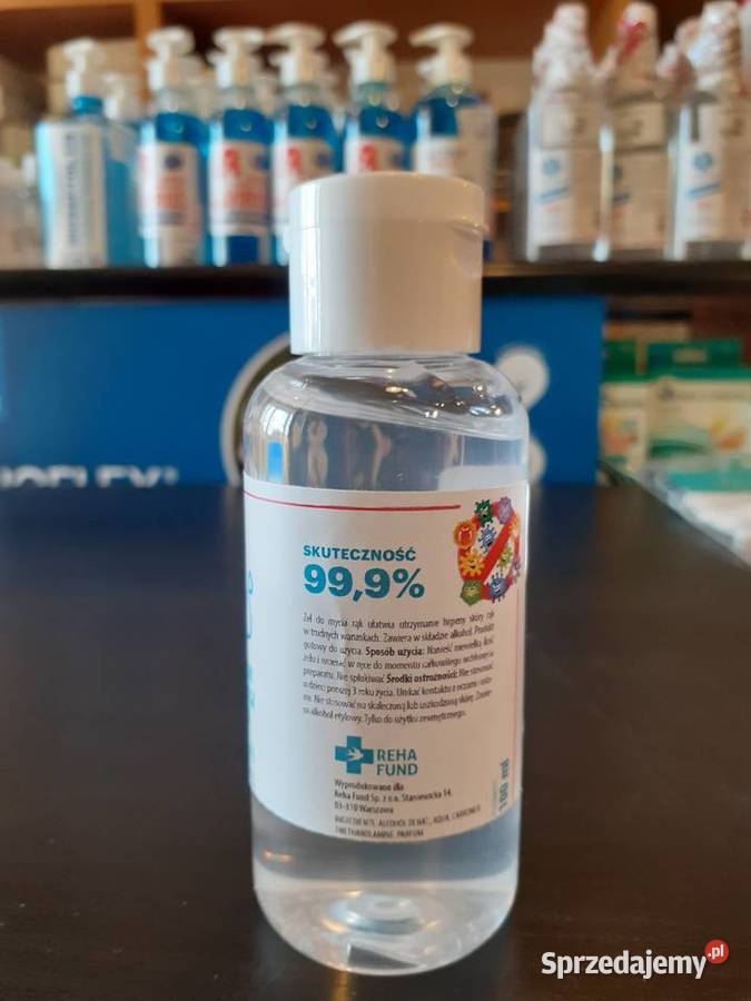 Antywirusowy Antybakteryjny Żel do Rąk 100 ml Warszawa