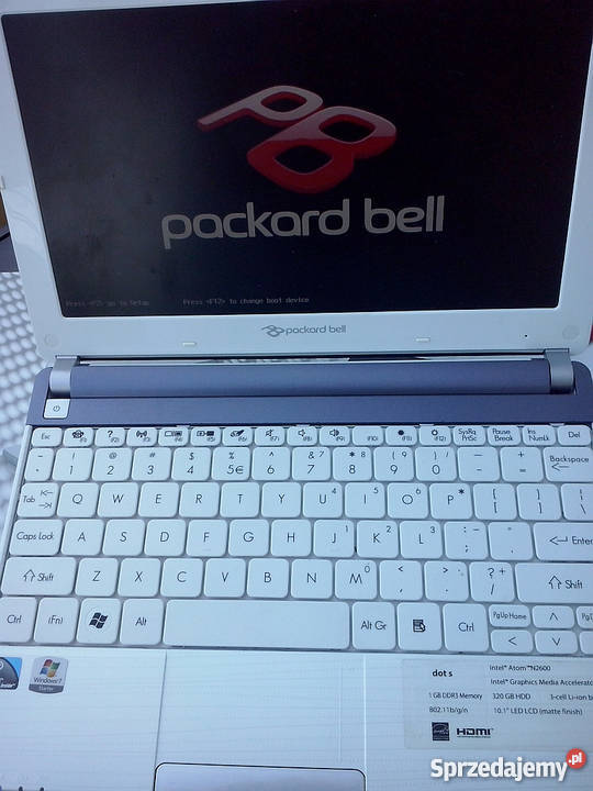 Netbook Packard Bell Dot S gwarancja