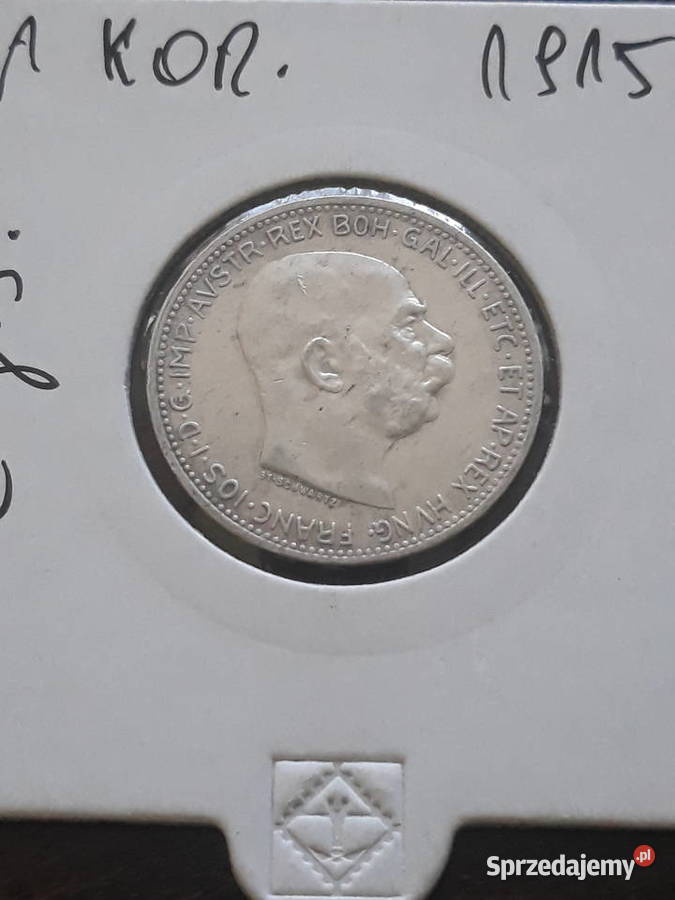 1 Korona Austria 1915 r około mennicza
