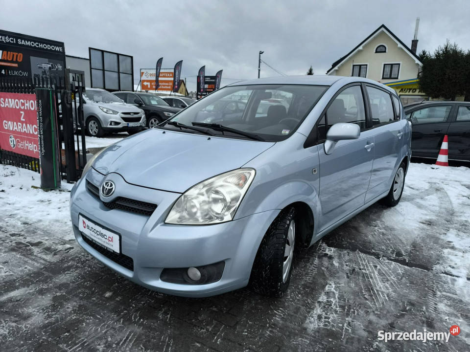 Toyota Corolla Verso 18 VVTi 129 Klima 7 osobowy lubelskie Łuków
