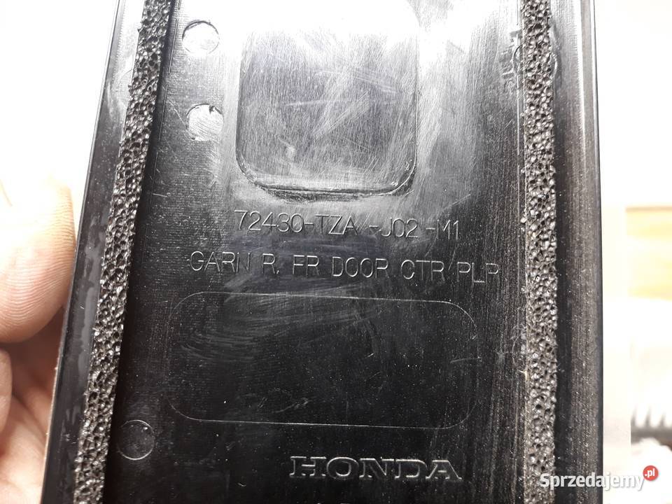 HONDA CRV IV OSŁONA LISTWA DRZWI PRAWA PRZÓD osobowe Międzychód sprzedam