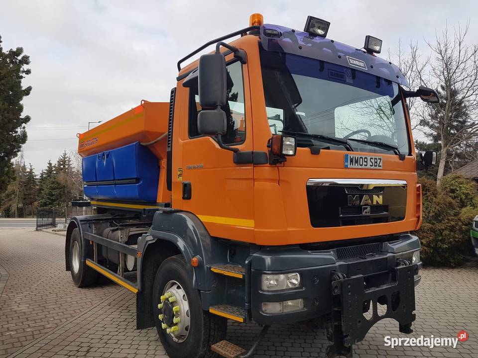 MAN TGM 1829018250 4x4 piaskarki solarki 290KM Wywrotki Ropczyce