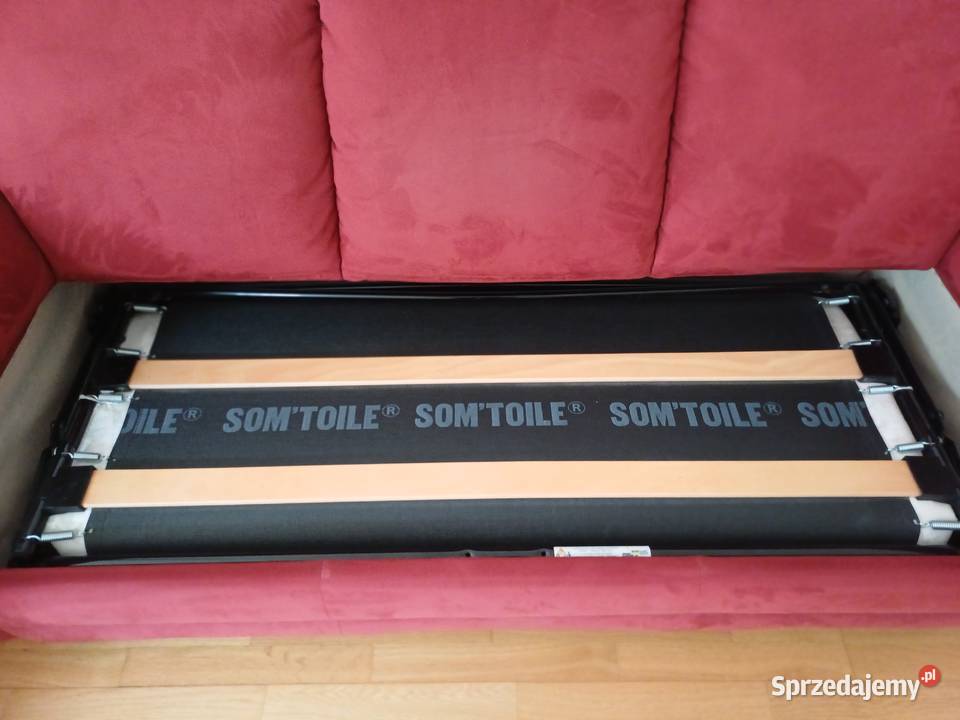 Komplet kanapa z funkcją spania i fotel