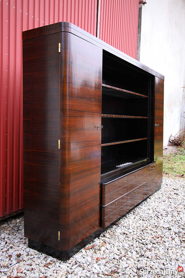 Gabinet art deco heban makassar biurko i Meble Wrocław