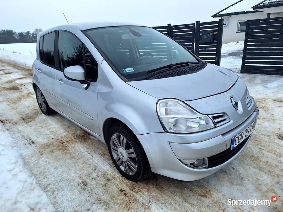 Renault Modus 2012 Bogata Wersja Klimatronik Alu Rok produkcji 2012 kujawsko-pomorskie Grudziądz sprzedam