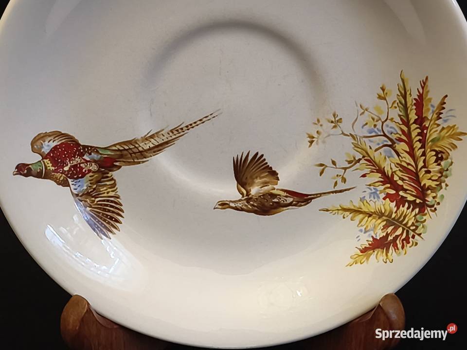 Talerz angielski Barratts Delphatic White Porcelana i szkło sprzedam