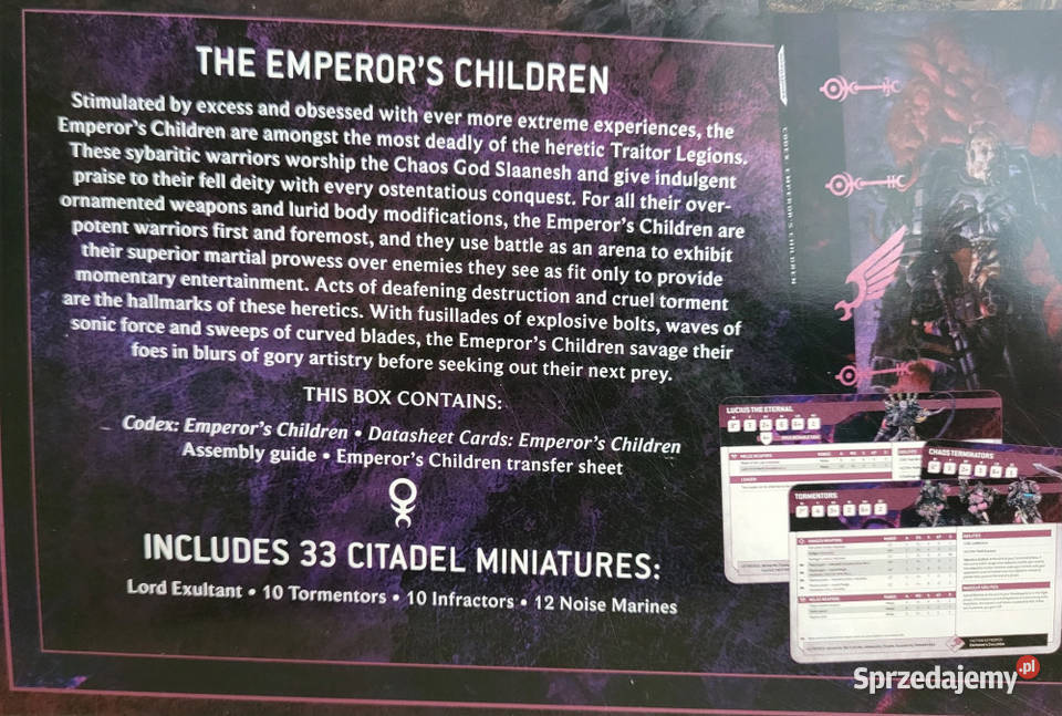 Champions of Slaanesh Emperors Children Army Set