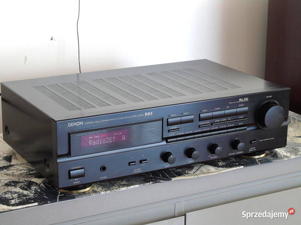 Amplituner Denon DRA545 RD sprawny i ładny Jasło