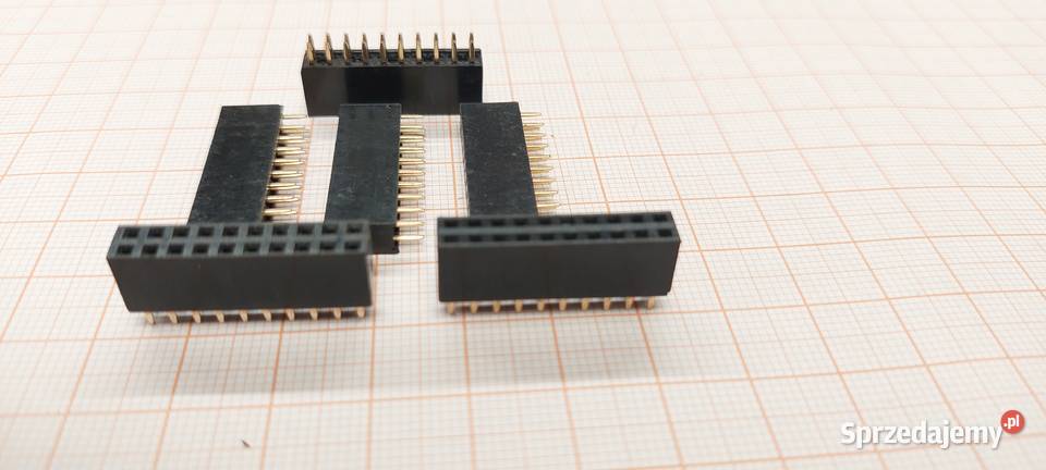 Gniazdo kołkowe żeńskie Gold 2x10 20 DIP 24 śląskie Czechowice-Dziedzice