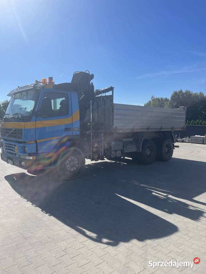 Volvo FM 3stronna wywrotka z HDS HIAB 125 Radom