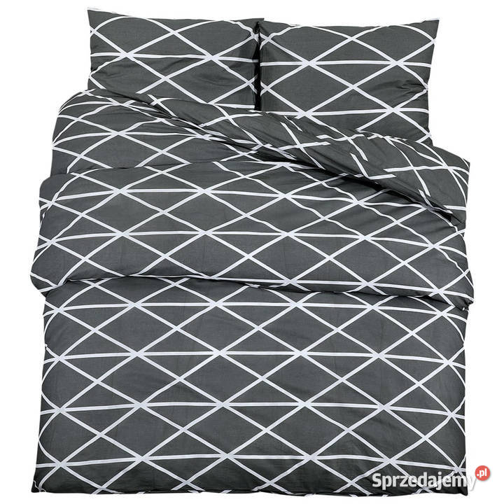 Zestaw pościeli szary 225x220 bawełna WM136060 Pozostałe Warszawa