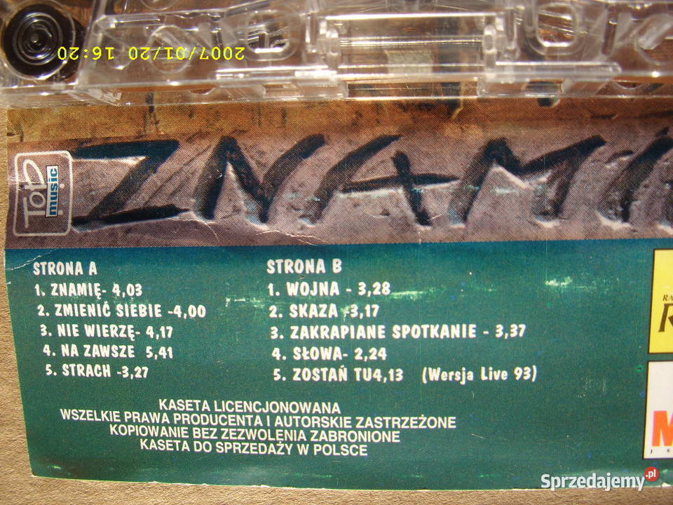 Rock Kasera Ira 5 kaset rock Wołów sprzedam