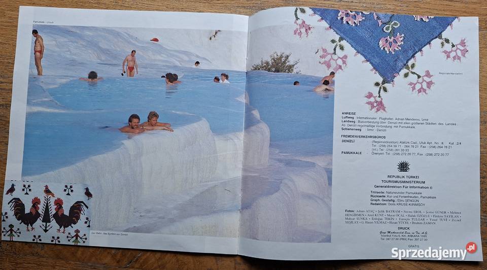 Turcja Hierapolis Pamukkale Natur Geschicte Kraków