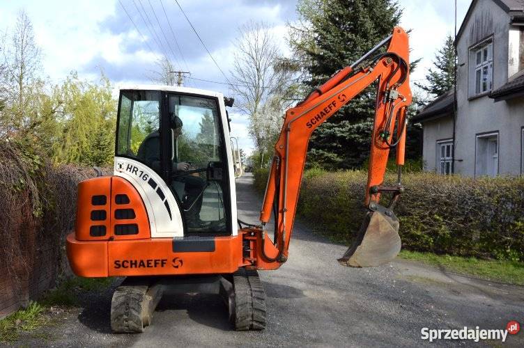 Minikoparka mini koparka SCHAEFF HR16 3500 98r nie Złoczew