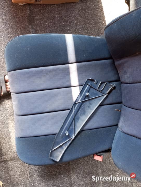 Mercedes W126 tapicerka fotele niebieska Kielce