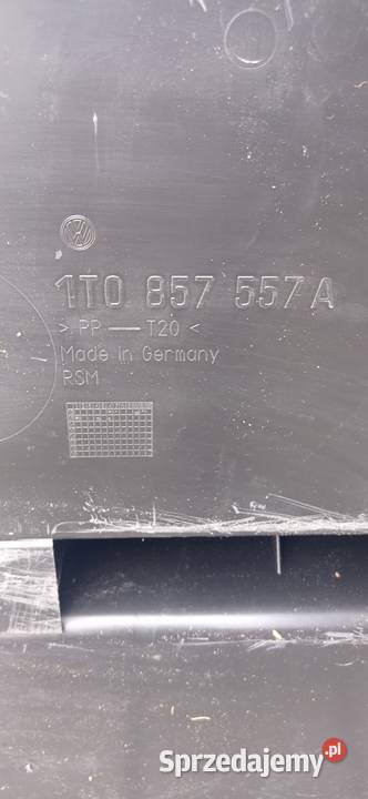 VW Touran Wkład Bagażnika Styropian części Rawicz