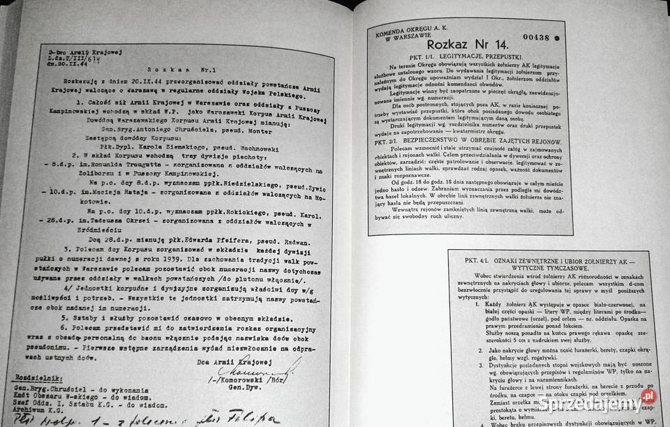 Wojsko Powstania Warszawskiego Piotr Rozwadowski Książki i Podręczniki