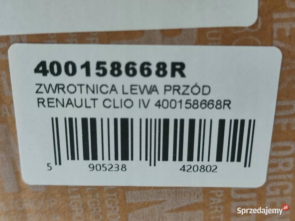 ZWROTNICA LEWY PRZÓD RENAULT CLIO IV BH KH 2013