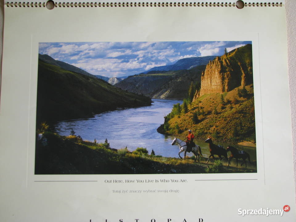 Kalendarz Marlboro Country 2001 r Brzegi