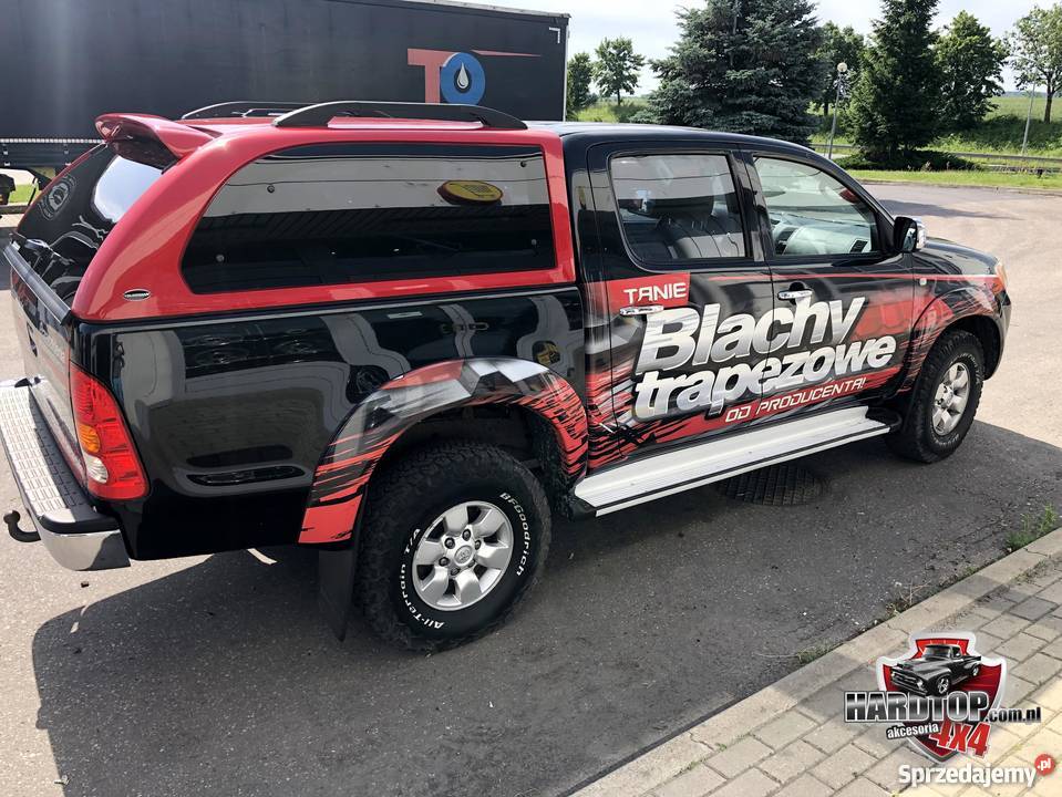 Zabudowa Hardtop Toyota Hilux 200515 Truckman warmińsko-mazurskie Pasłęk