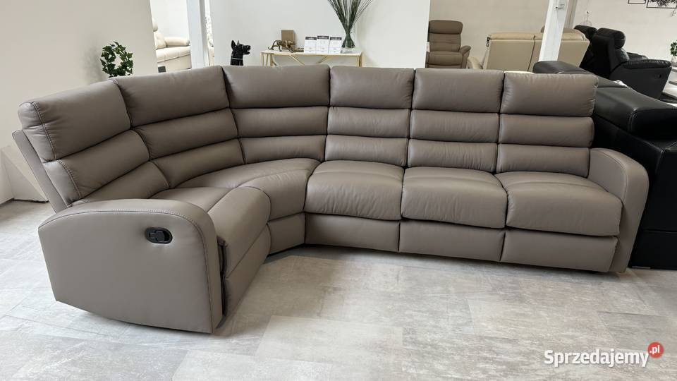 Mega PROMOCJA nowy narożnik Skóra Naturalna śląskie