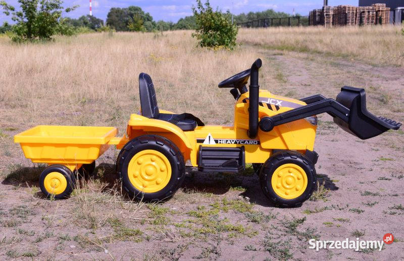 Autko TRAKTOR NA AKUMULATOR Z PRZYCZEPĄ dzieci sprzedam