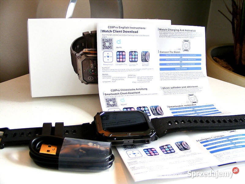 Smartwatch Wojskowy C20 Pro Outdoor oryginał Zgierz