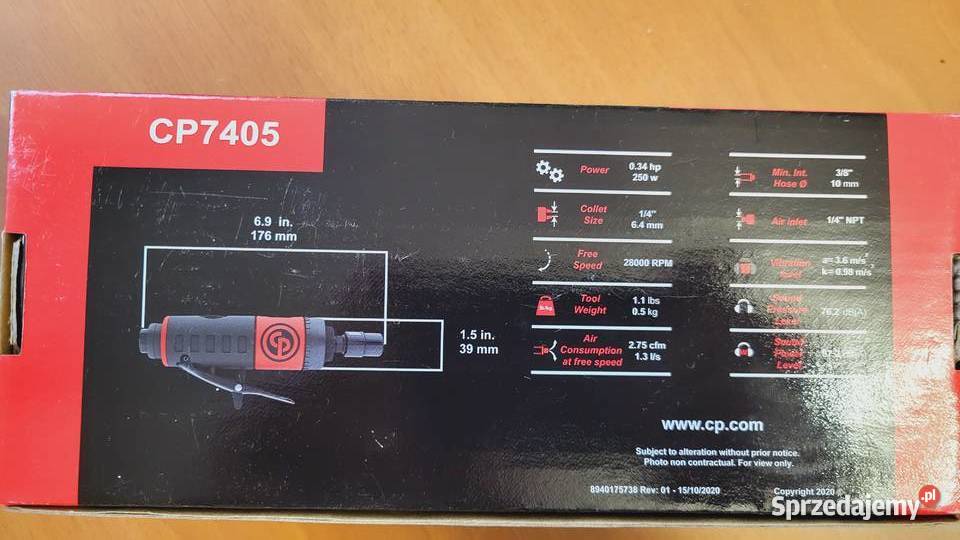 Szlifierka trzpieniowa Chicago Pneumatic CP 7405 Bielsko-Biała