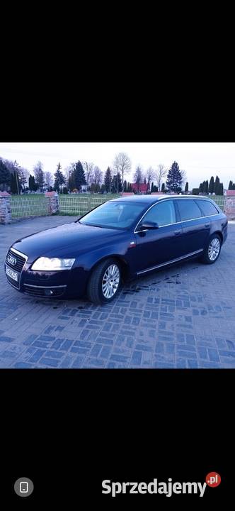 Audi A6C6 42 V8 340 z lpg 2005r skórzana tapicerka Korsze