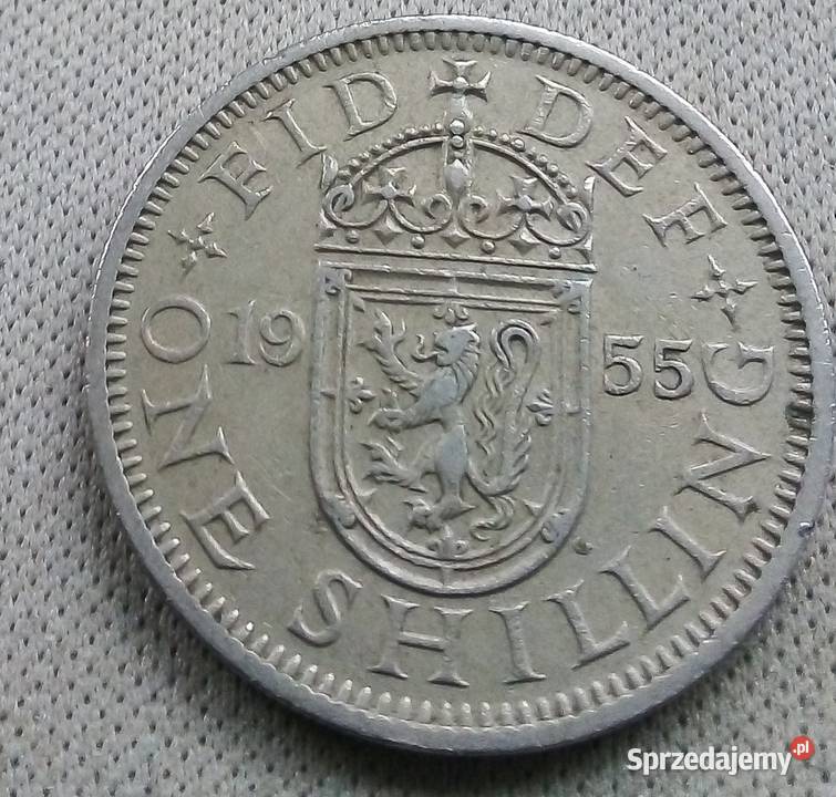 WIELKA BRYTANIAONE SHILING1955 r Legionowo