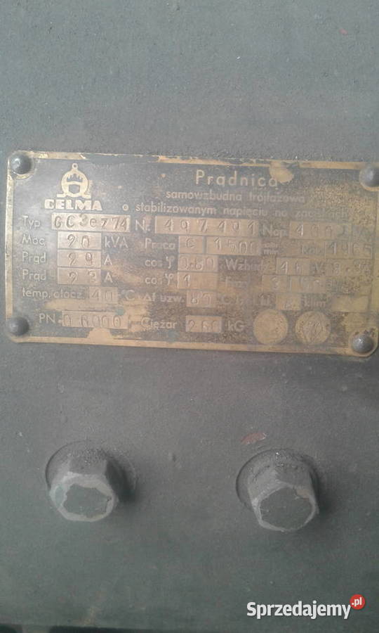 PRĄDNICA DO AGREGATY PRĄDOTWÓERCZEGO Zgierz