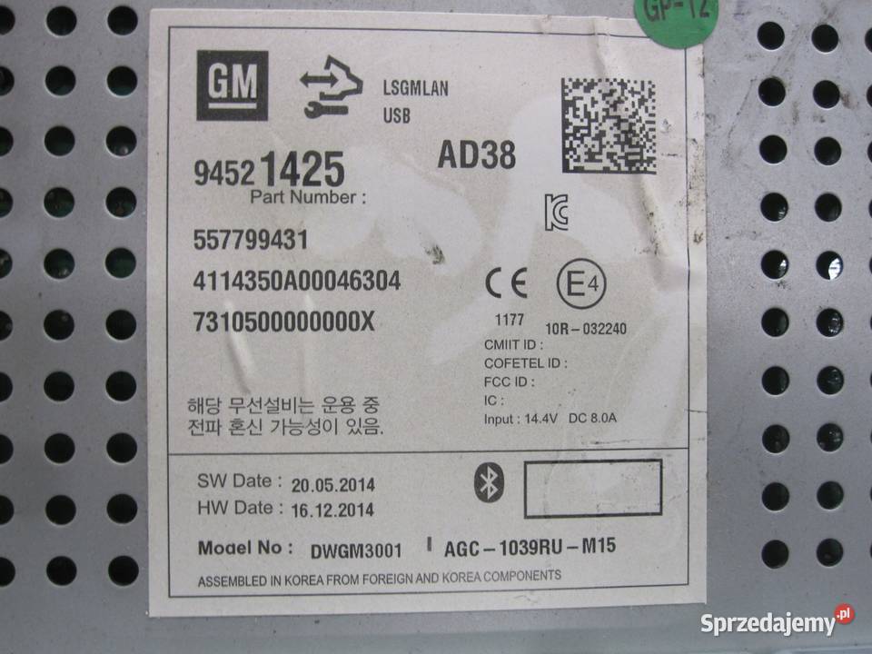 MOKKA A 15r radio CD 94521425 osobowe Kielce