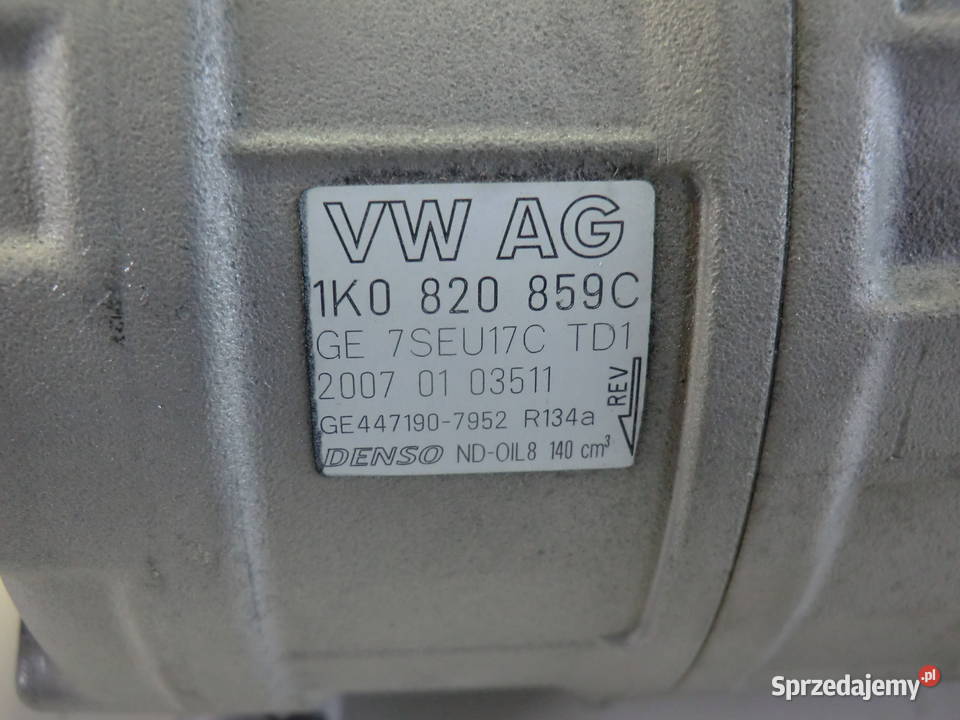 Volkswagen AUDI SEAT SKODA kompresor klimy DENSO Krzeszowice