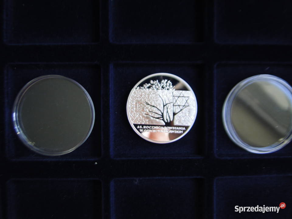 Ag925 Moneta 65 Rocznica Powstania W Getcie Warszawa