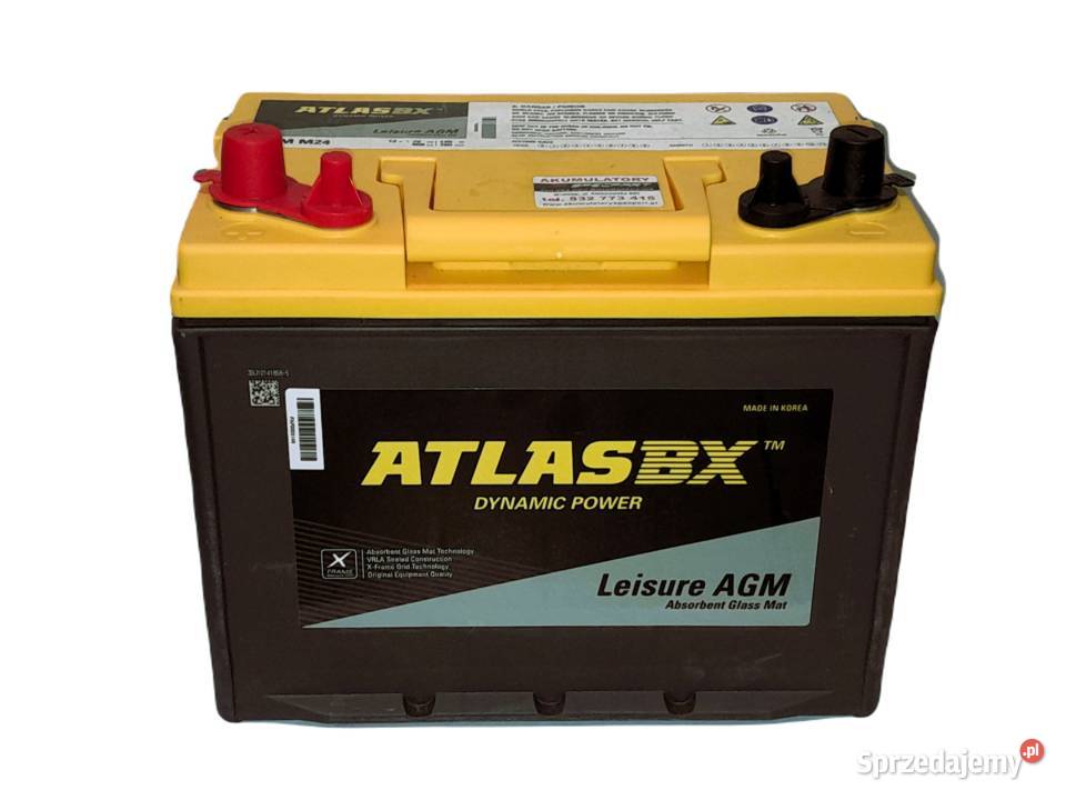 Akumulator ATLAS AGM MARINA 75Ah 900ca 750cca