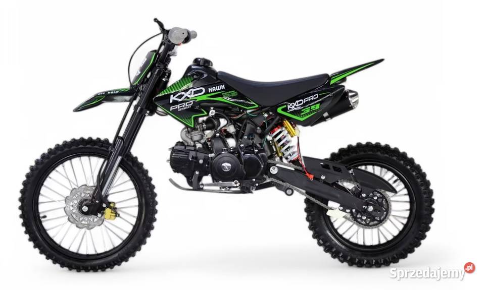 cross 125 cc KXD 607 hawk 14 17 e start 4 BIEGI benzyna Łęczyca