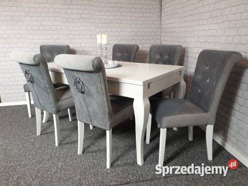 Krzesło tapicerowane pikowane z kołatką Porto Gdańsk sprzedam