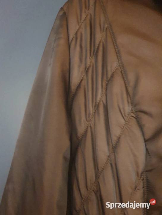 Damski płaszcz skafander z kapturem szykowny Lublin