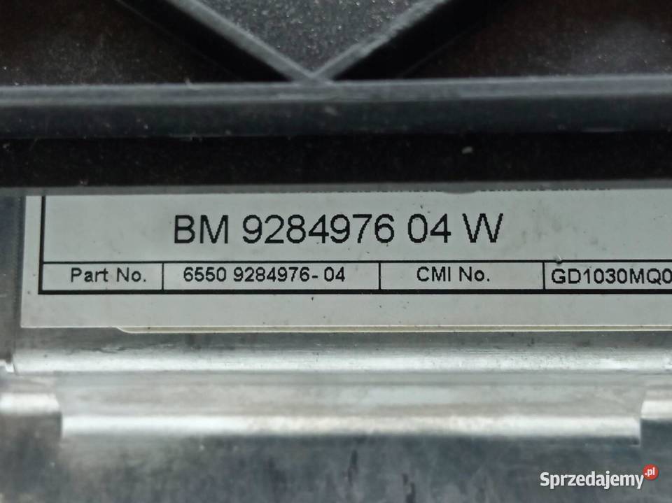 WYŚWIETLACZ 9284976 Bmw Seria 6 III 20122018 F06 Wyposażenie wnętrza