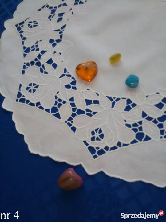 Serwety bieżniki haftowane ręcznie haft Lublin