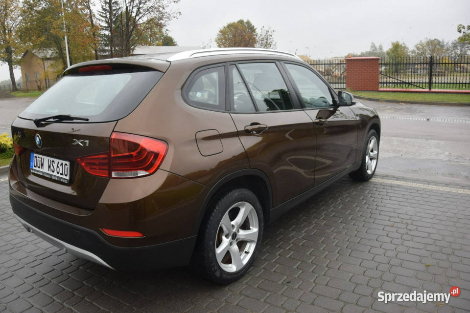 BMW X1 20D 2013r Brązowy Metalik Nowy Rozrząd i podkarpackie Majdan Sieniawski