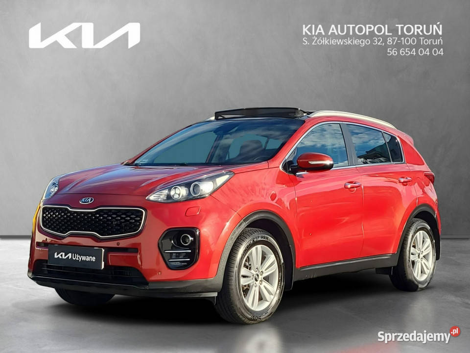 Kia Sportage 17 Turbo Diesel 2 Właściciel155 kurtyny powietrzne Toruń sprzedam