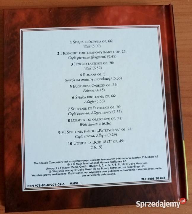 Czajkowski Poezja i Pasja CD Nowa Mistrzowie klasyczna Płyty i kasety opolskie Opole