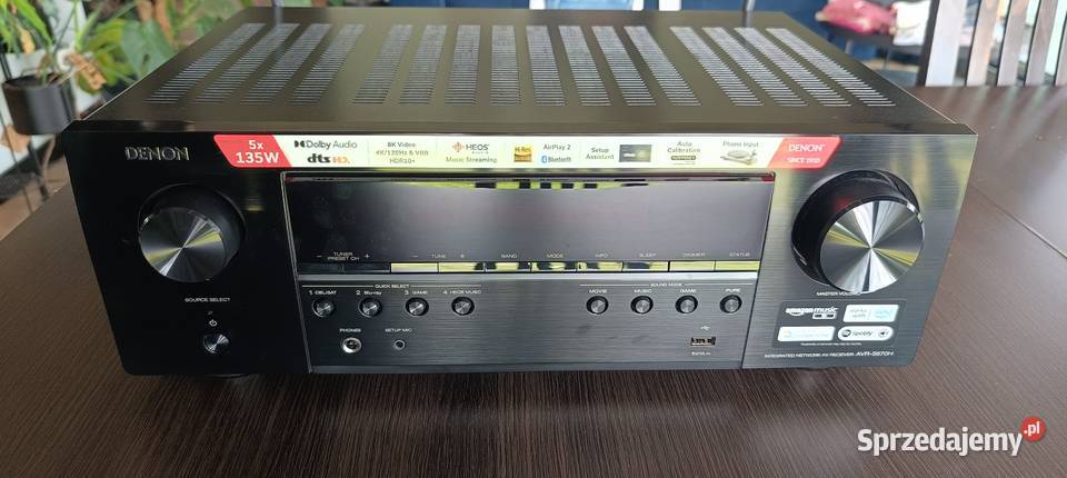Amplituner 51 Denon AVRS670H czarny opolskie Chrząstowice