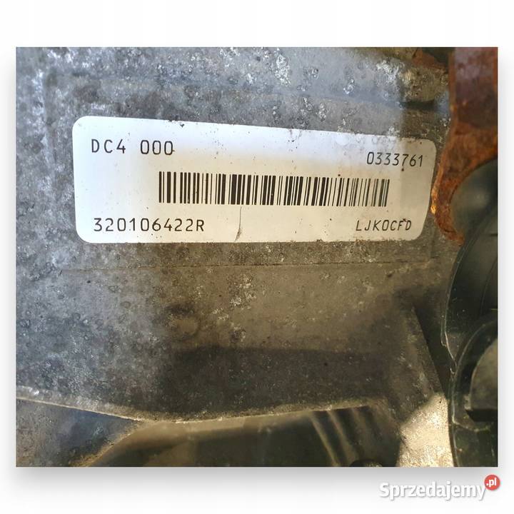 SKRZYNIA BIEGÓW DC4000 Renault Megane Scenic III Chełm sprzedam