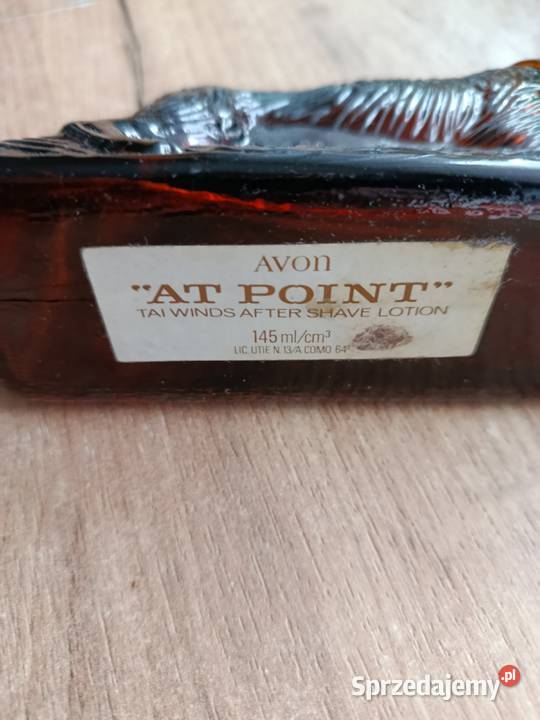 Szklana figurka pies Avon vintage prl perfumach