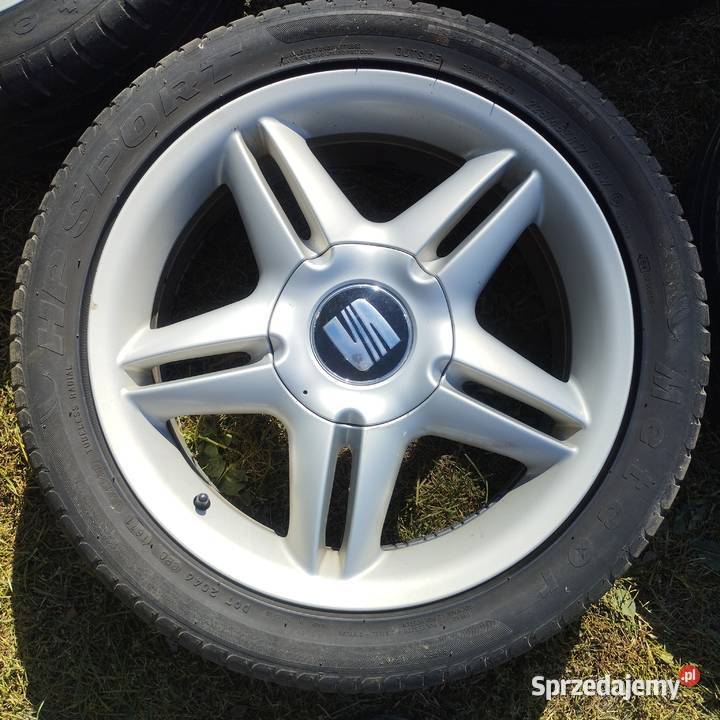 Komplet 4 felgi aluminiowe 17 Seat Leon TOP Rozmiar 17" mazowieckie Meszki sprzedam