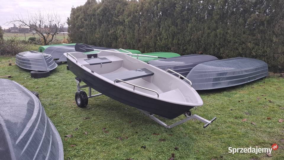 Łódź wiosłowa łódka wędkarka Łodzie i motorówki Kąkolewo